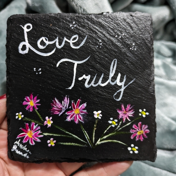 Slate coasters, sold individually - Picture 13 of 15